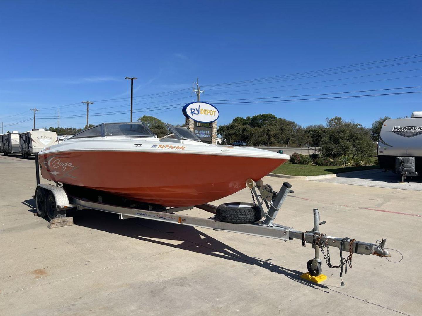 2007 ORANGE BAJA ISLANDER 202 (AGC47079A70) , Length: 21.92 ft. transmission, located at 4319 N Main Street, Cleburne, TX, 76033, (817) 221-0660, 32.435829, -97.384178 - The 2007 Baja Islander 202 is an exciting boat that's great for people who want to have fun on the water. It is great for traveling, water sports, and fishing because it looks good and moves quickly. The Islander 202 is a small but useful 20 feet boat that is easy to move and tow, which makes it a g - Photo#22