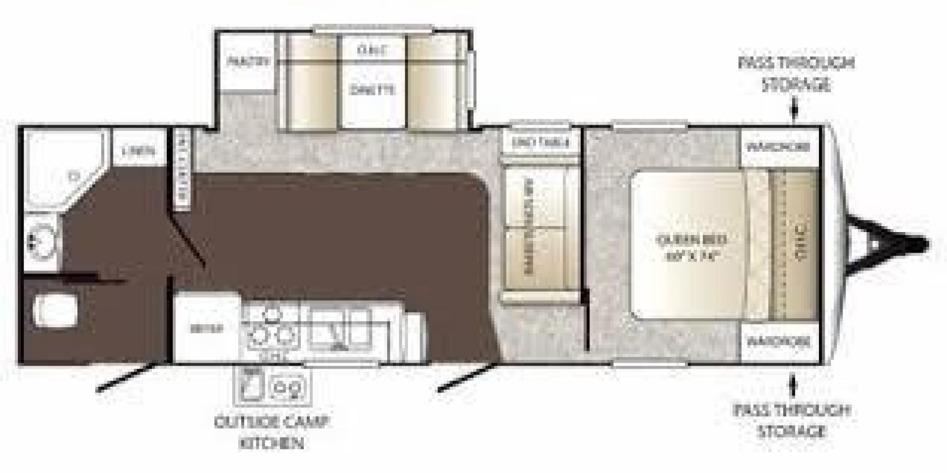 2012 KEYSTONE RV OUTBACK 274RB (4YDT27420CB) , Length: 30.33 ft | Dry Weight: 5,995 lbs. | Gross Weight: 7,800 lbs. | Slides: 1 transmission, located at 4319 N Main Street, Cleburne, TX, 76033, (817) 221-0660, 32.435829, -97.384178 - Experience the 2012 Keystone RV Outback 274RB Travel Trailer, the ideal fusion of adventure and comfort. This well-built travel trailer is a great option for any family or couple looking for a roomy and fashionable mobile home. The dimensions of this unit are 30.33 ft in length, 8 ft in width, an - Photo#9