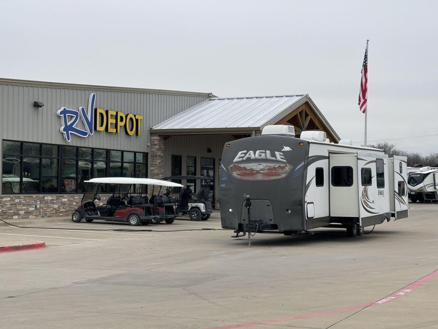 2013 TAN JAYCO EAGLE (1UJBJ0BS6D1) , located at 4319 N Main Street, Cleburne, TX, 76033, (817) 221-0660, 32.435829, -97.384178 - Photo#0