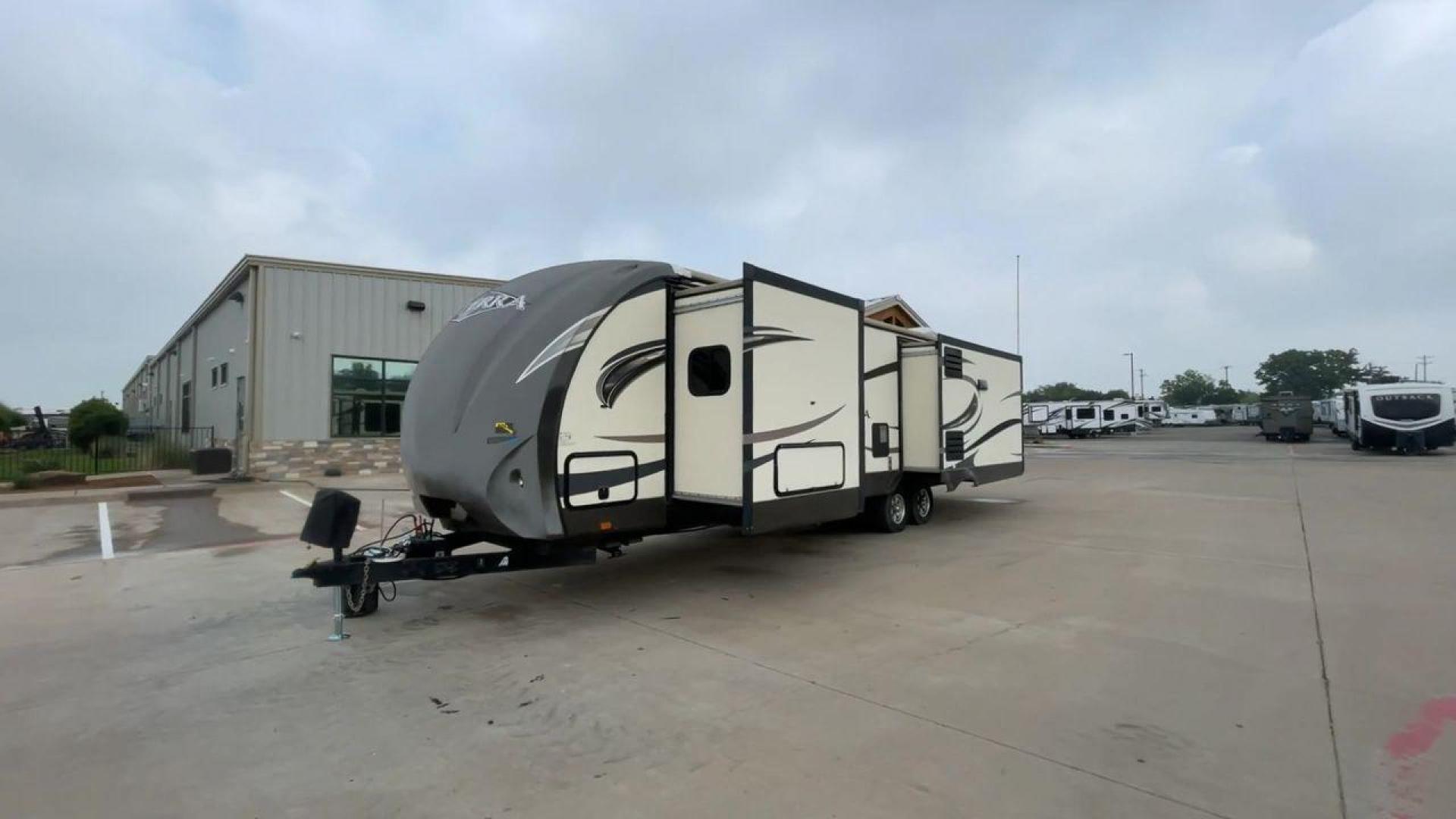 2015 CRUISER ENTERRA 315RLS (5RXTE3126F2) , located at 4319 N Main Street, Cleburne, TX, 76033, (817) 221-0660, 32.435829, -97.384178 - The 2015 Cruiser Enterra 315RLS Travel Trailer offers elegance and comfort on the road! This gorgeous trailer provides the ideal balance of design, usefulness, and convenience for your next excursion. The Enterra, which measures 36.75 feet long and weighs 8,030 pounds dry, is both large and lightwei - Photo#5