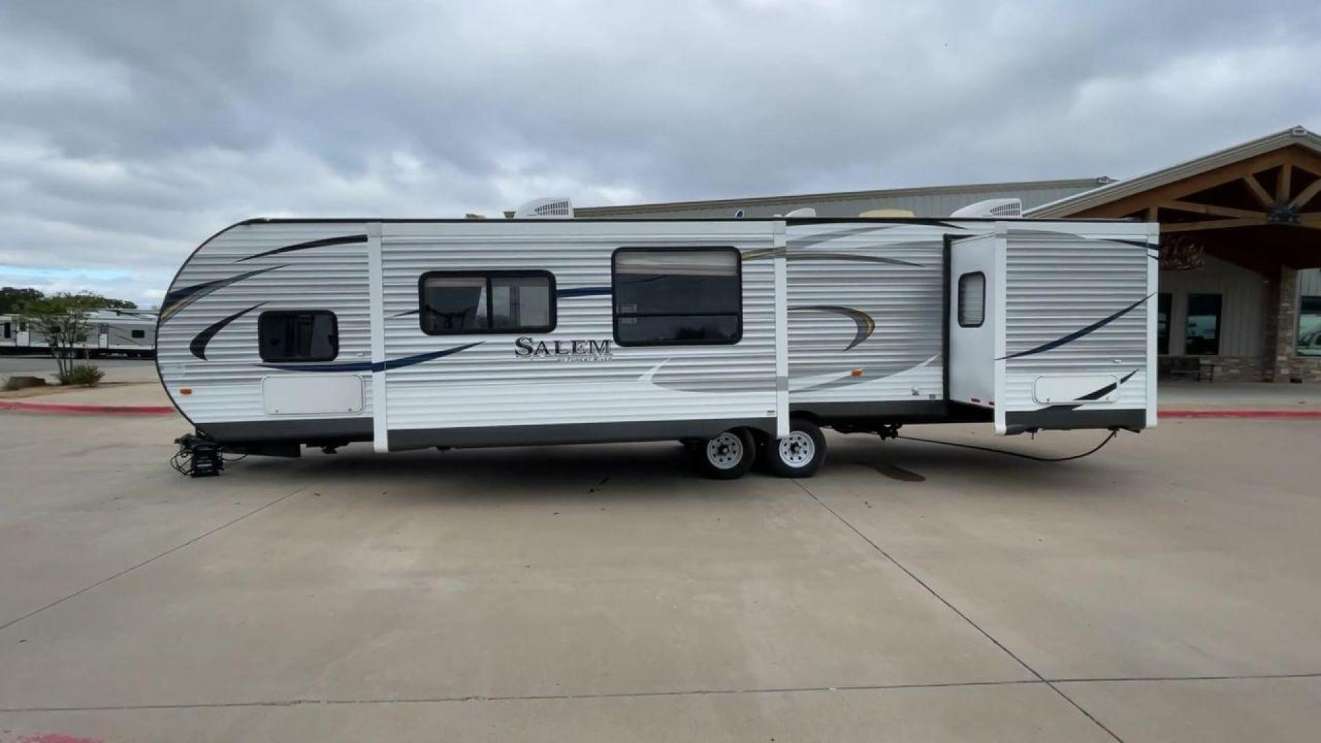 2015 FOREST RIVER SALEM 36BHBS (4X4TSMM24FA) , Length: 36.58 ft. | Dry Weight: 7,892 lbs. | Slides: 2 transmission, located at 4319 N Main Street, Cleburne, TX, 76033, (817) 221-0660, 32.435829, -97.384178 - The 2015 Forest River Salem 36BHBS is a spacious and versatile travel trailer designed for comfort and convenience during family adventures. With a length of 36.58 feet and a dry weight of 7,892 lbs., this model offers ample living space and features that make it perfect for long vacations or weeken - Photo#6