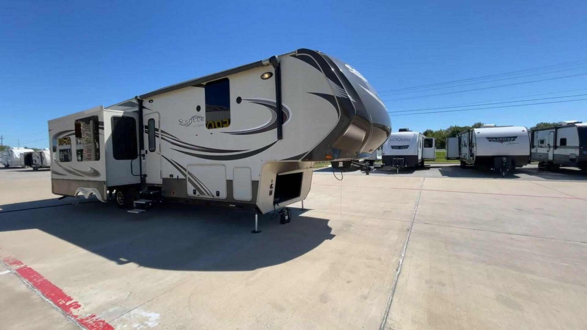 2015 GRAND DESIGN SOLITUDE 369RL (573FS3820F1) , Length: 38.92 ft. | Dry Weight: 12,650 lbs. | Gross Weight: 16,000 lbs. | Slides: 3 transmission, located at 4319 N Main Street, Cleburne, TX, 76033, (817) 221-0660, 32.435829, -97.384178 - Photo#3