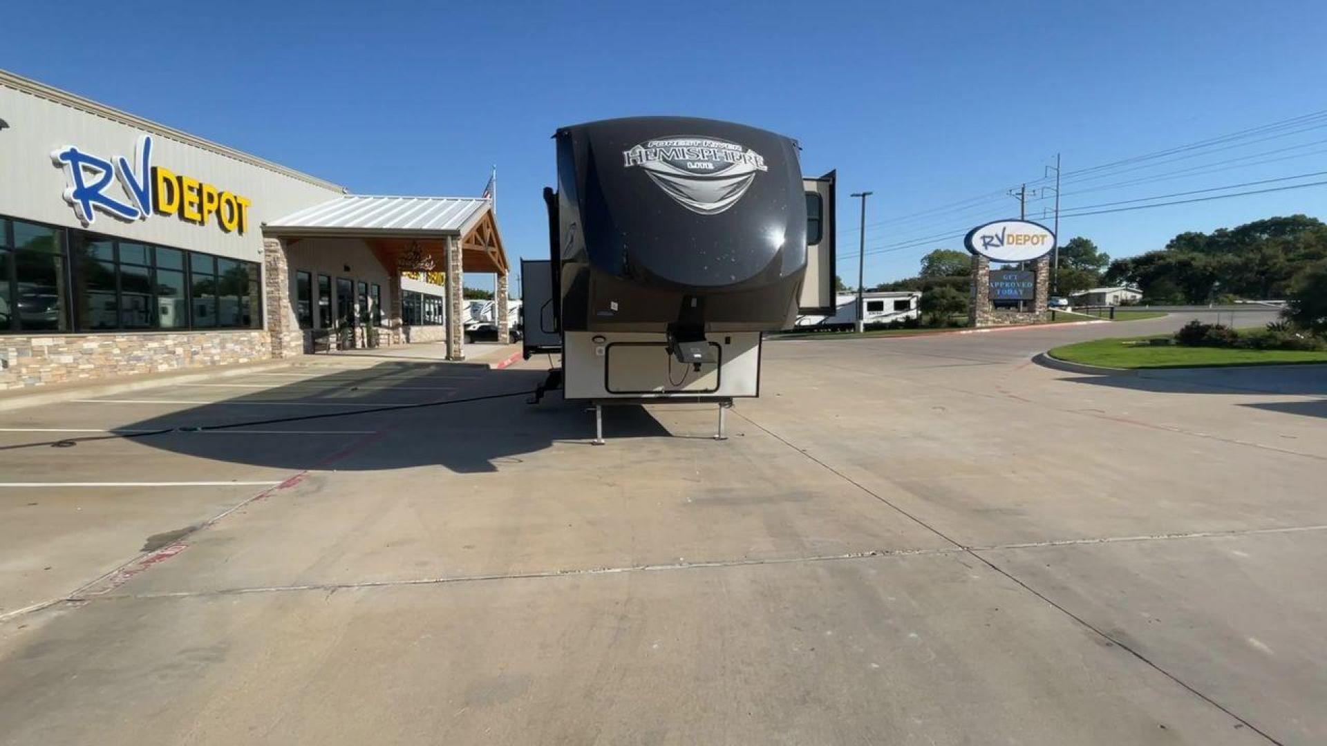 2015 TAN HEMISPHERE 356QB - (4X4FSBM29FU) , Length: 42.25 ft. | Dry Weight: 10,960 lbs. | Slides: 4 transmission, located at 4319 N Main Street, Cleburne, TX, 76033, (817) 221-0660, 32.435829, -97.384178 - This 2015 Hemisphere 356QB by Forest River fifth wheel is ideal for a large family with its quad slides and rear bunkhouse suite. The dimensions measure approximately 42.25 ft in length by 13.17 ft in height. It has a dry weight of 10,960 lbs, a payload capacity of 2,541 lbs, and a hitch weight of 1 - Photo#4