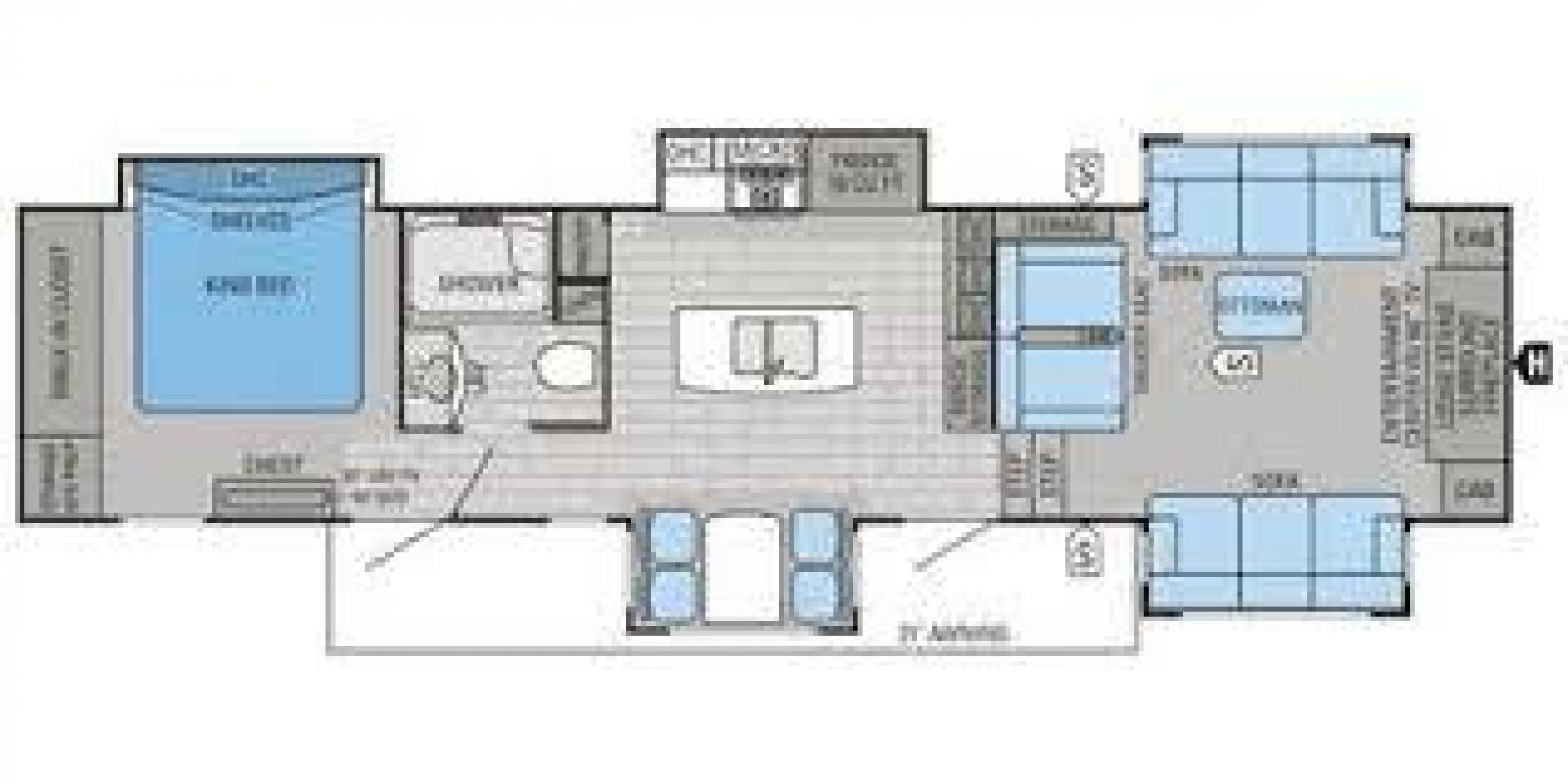 2015 JAYCO PINNACLE 38FLSA (1UJCJ0BV9F1) , located at 4319 N Main Street, Cleburne, TX, 76033, (817) 221-0660, 32.435829, -97.384178 - Photo#9