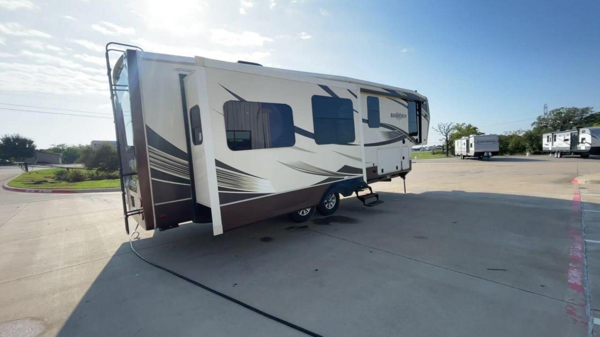 2016 BIG HORN 3010RE (5SFBG3427GE) , Length: 34.8 ft. | Dry Weight: 11,840 lbs. | Gross Weight: 15,500 lbs. | Slides: 3 transmission, located at 4319 N Main Street, Cleburne, TX, 76033, (817) 221-0660, 32.435829, -97.384178 - The 2016 Big Horn 3010RE fifth wheel is your gateway to luxury, comfort, and style on the road! This RV is designed to exceed your expectations with its carefully crafted floor plan and top-notch features. It is 8 ft. wide and almost 35 ft. long. Step inside the main living area that is ultimate - Photo#1