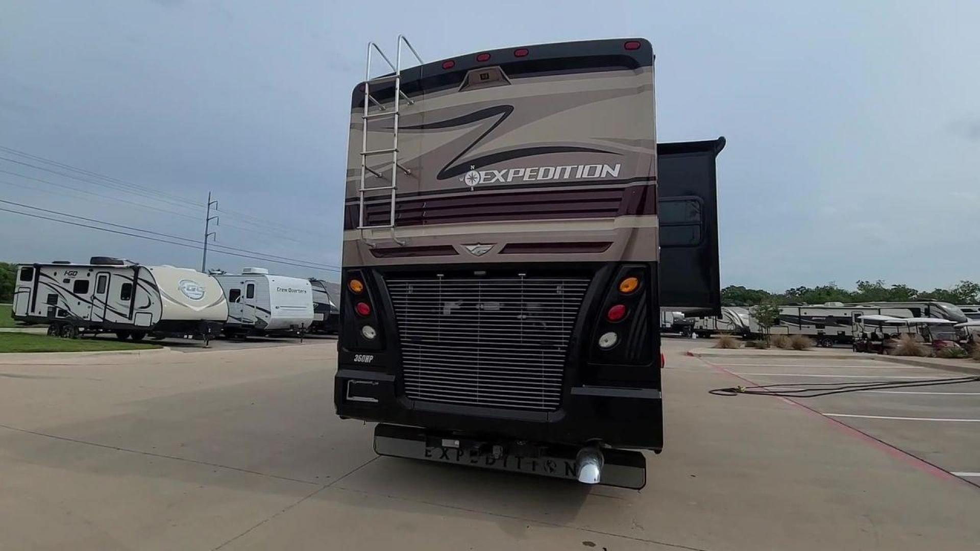 2016 BLACK DES FLEETWOOD EXPEDITION 38K (4UZACWDT2GC) , Length: 38.62 ft | Gross Weight: 32,400 lbs. | Slides: 3 transmission, located at 4319 N Main Street, Cleburne, TX, 76033, (817) 221-0660, 32.435829, -97.384178 - The 2016 Fleetwood Expedition 36K motorhome runs for about 50,505 miles. The dimensions are 38.62 ft in length, 8.5 ft in width, 12.83 ft in height, 7 ft interior height, and a wheelbase of 21 ft. It has a towing capacity of 10,000 lbs and a GVWR of 32,400 lbs. There are three total slideouts and on - Photo#8