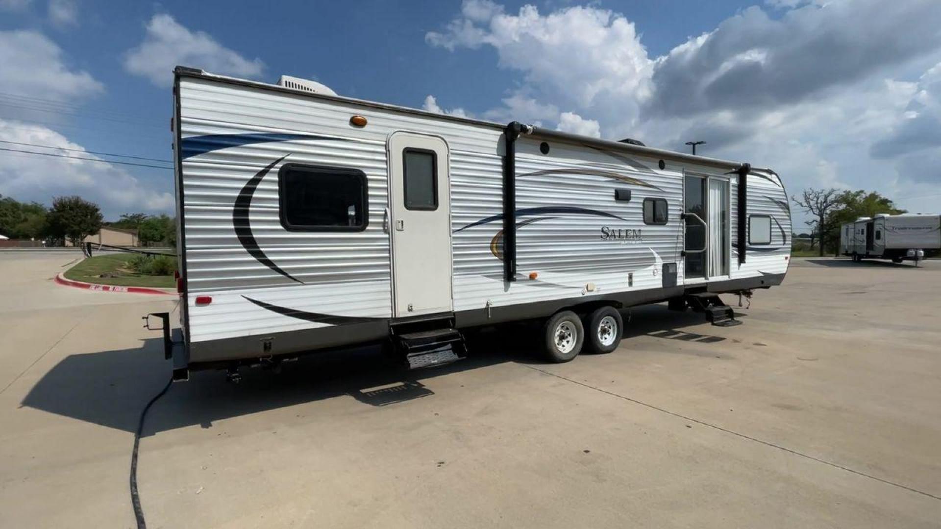 2016 FOREST RIVER SALEM 36BHBS (4X4TSMM26G8) , Length: 36.58 ft. | Dry Weight: 7,892 lbs. | Slides: 2 transmission, located at 4319 N Main Street, Cleburne, TX, 76033, (817) 221-0660, 32.435829, -97.384178 - The 2016 Forest River Salem 36BHBS is a well-designed, spacious travel trailer perfect for family getaways or extended road trips. With a length of 36.58 feet and a dry weight of 7,892 lbs., this RV offers a comfortable living space while remaining manageable to tow. The dual slide-outs provide adde - Photo#1