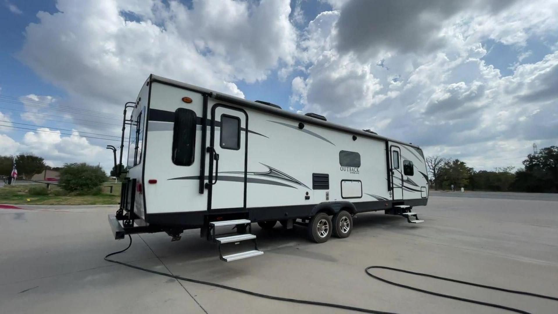 2017 OUTBACK 334RL - (4YDT33422HB) , Length: 37.83 ft. | Dry Weight: 8,155 lbs. | Gross Weight: 10,500 lbs | Slides: 2 transmission, located at 4319 N Main Street, Cleburne, TX, 76033, (817) 221-0660, 32.435829, -97.384178 - Photo#1