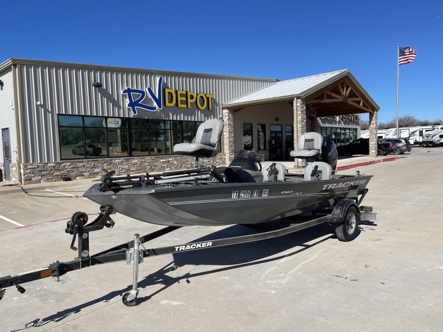 2018 BASS TRACKER PRO (BUJ61274L71) , located at 4319 N Main Street, Cleburne, TX, 76033, (817) 221-0660, 32.435829, -97.384178 - The 2018 Bass Tracker Pro is the best fishing partner ever. This boat was made with great care and is built to perform. It has a strong hull and a large deck, so you and your gear will have plenty of room for a relaxing and productive fishing trip. For any fishing trip, this boat is built to last th - Photo#0