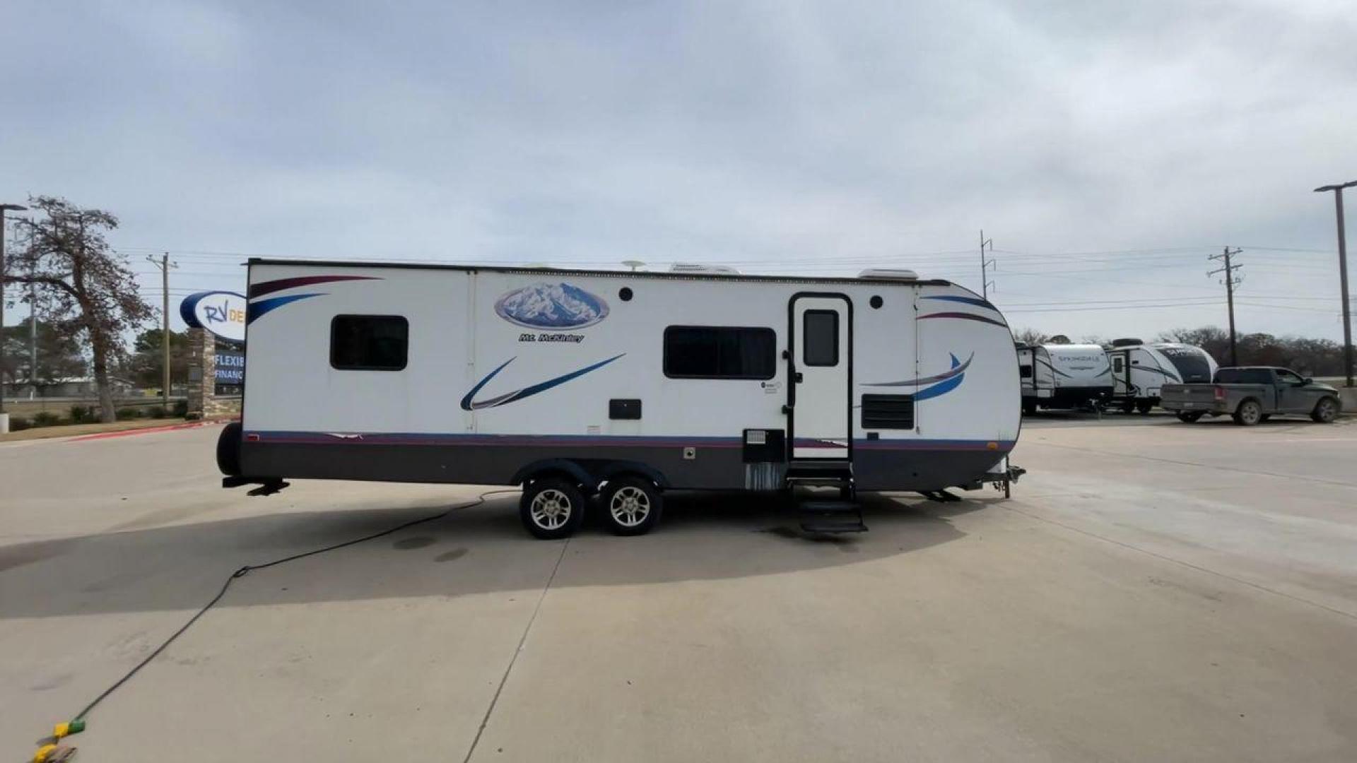 2018 WHITE MT MCKINLEY 830FK (59CCC3221JL) , Length: 32 ft | Dry Weight: 5,660 lbs. | Slides: 1 transmission, located at 4319 N Main Street, Cleburne, TX, 76033, (817) 221-0660, 32.435829, -97.384178 - Take the 2018 Mt. McKinley 830FK Travel Trailer on your upcoming journey. This travel trailer provides a well-thought-out living area for your outdoor adventures, all while being tailored for comfort and convenience. This unit measures 32 ft in length by 8 ft in width. It has a dry weight of 5,66 - Photo#2