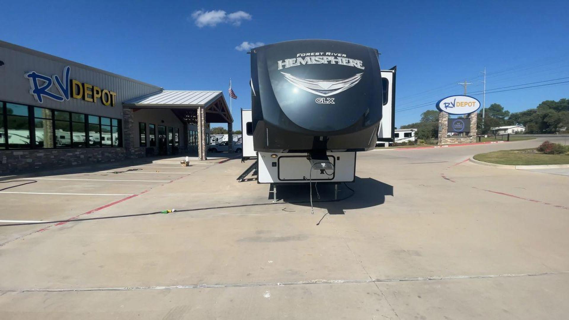 2019 FOREST RIVER HEMISPHERE 337BAR (4X4FSBK25KV) , Length: 38.5 ft. | Dry Weight: 10,264 lbs. | Slides: 3 transmission, located at 4319 N Main Street, Cleburne, TX, 76033, (817) 221-0660, 32.435829, -97.384178 - Photo#4