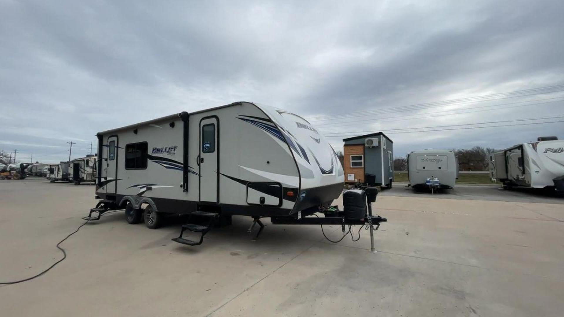 2019 KEYSTONE BULLET 248RKS (4YDT24821KT) , located at 4319 N Main Street, Cleburne, TX, 76033, (817) 221-0660, 32.435829, -97.384178 - Discover extra features that contribute to making this RV an ideal investment. (1) Both the front and rear of the trailer have entry doors, providing convenient access and potentially enhancing ventilation options. (2) The 2019 Keystone Bullet 248RKS is significantly lighter than many similar-s - Photo#3