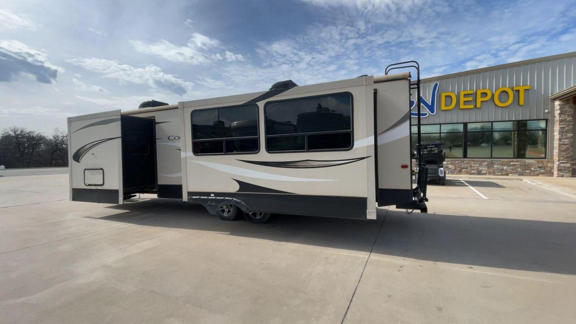 2019 TAN KEYSTONE COUGAR 29RLD (4YDT29R22JV) , Length: 34 ft. | Dry Weight: 7,380 lbs. | Gross Weight: 9,560 lbs. | Slides: 2 transmission, located at 4319 N Main Street, Cleburne, TX, 76033, (817) 221-0660, 32.435829, -97.384178 - The 2019 Keystone Cougar 29RLD is a dual-axle aluminum wheel set-up measuring exactly 34 ft. in length. It has a dry weight of 7,380 lbs. and a GVWR of 9,560 lbs. Its exterior is a base color of tan with black and white accents. It comes with automatic heating and cooling rated at 35,000 and 15,000 - Photo#7