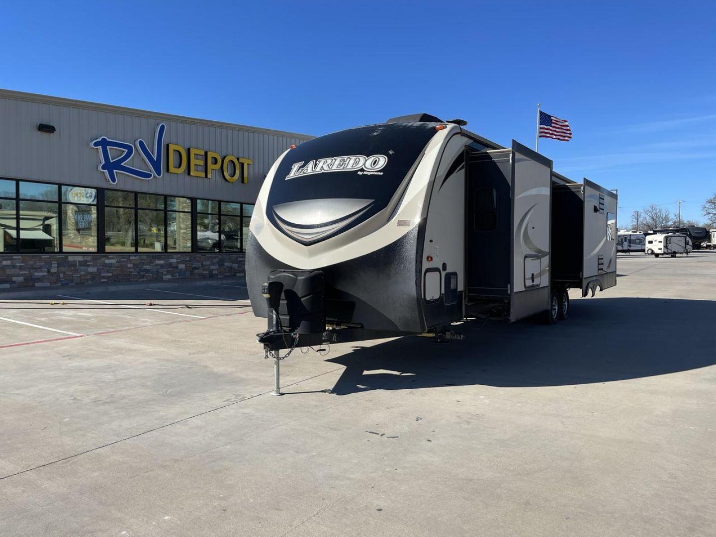 2019 KEYSTONE RV LAREDO 330RL (4YDT33027KB) , located at 4319 N Main Street, Cleburne, TX, 76033, (817) 221-0660, 32.435829, -97.384178 - Photo#0