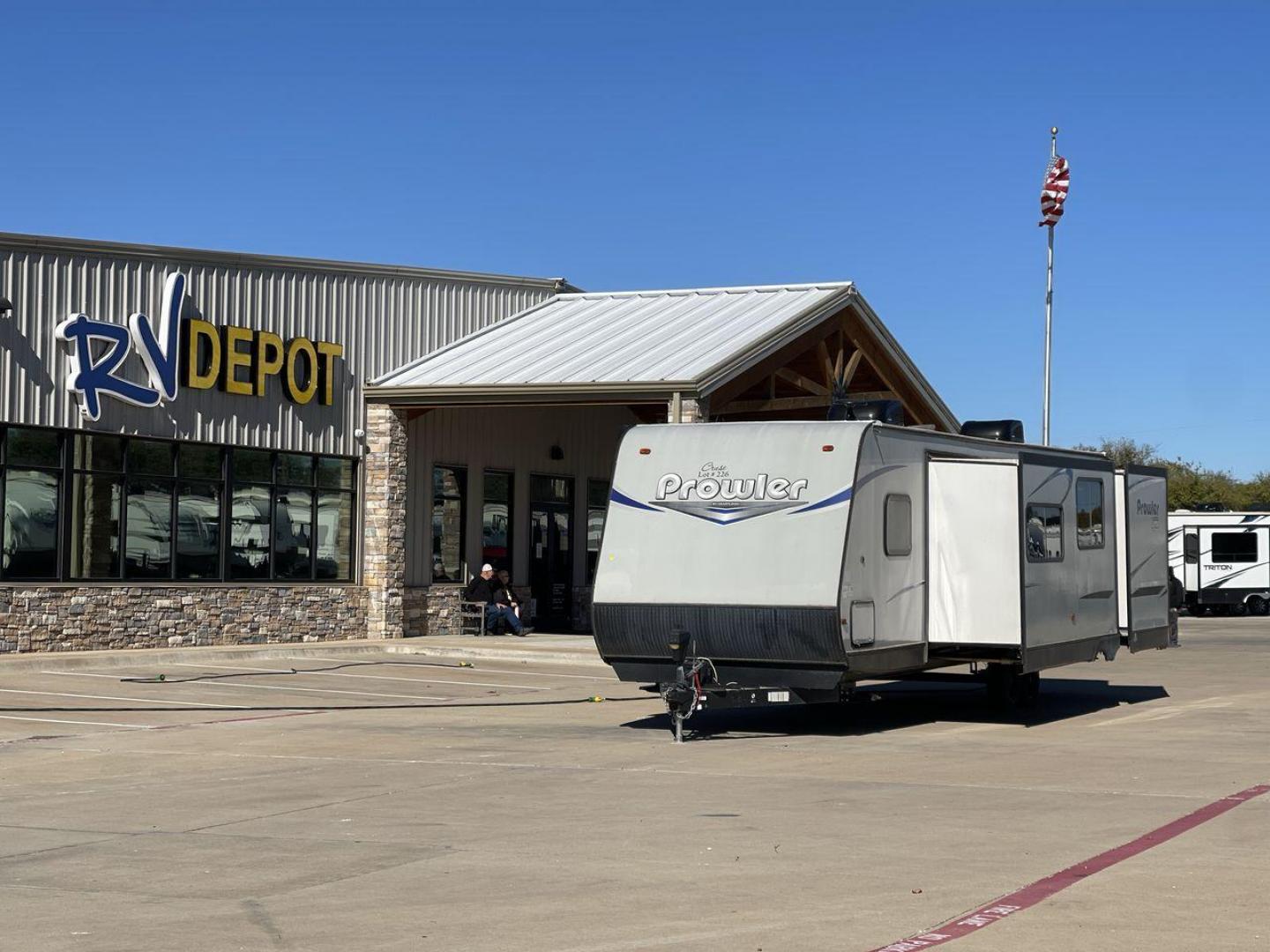 2019 GRAY PROWLER 32LX - (5SFPB3626KE) , Length: 36.33 ft. | Dry Weight: 7,540 lbs. | Slides: 2 transmission, located at 4319 N Main Street, Cleburne, TX, 76033, (817) 221-0660, 32.435829, -97.384178 - This 2019 Prowler 32LX is a dual-axle steel wheel setup measuring 36.33 ft. in length and 11.17 ft. in height. It has a dry weight of 7,540 lbs. and a hitch weight of 940 lbs. It features two doors, two slides, and one awning. This travel trailer is a bunkhouse model that can sleep up to 11 peopl - Photo#0