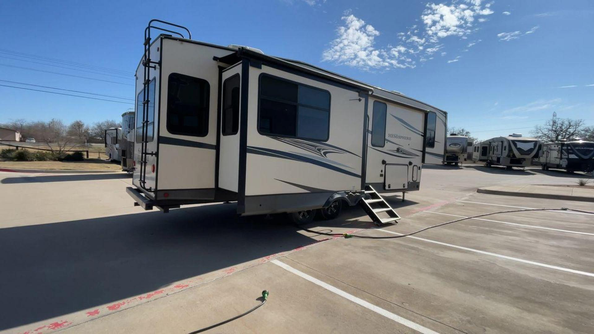 2020 FOREST RIVER HEMISPHERE 286RL (4X4FSBE24LV) , Length: 34.08 ft. | Dry Weight: 8,499 lbs. | Slides: 3 transmission, located at 4319 N Main Street, Cleburne, TX, 76033, (817) 221-0660, 32.435829, -97.384178 - Photo#1