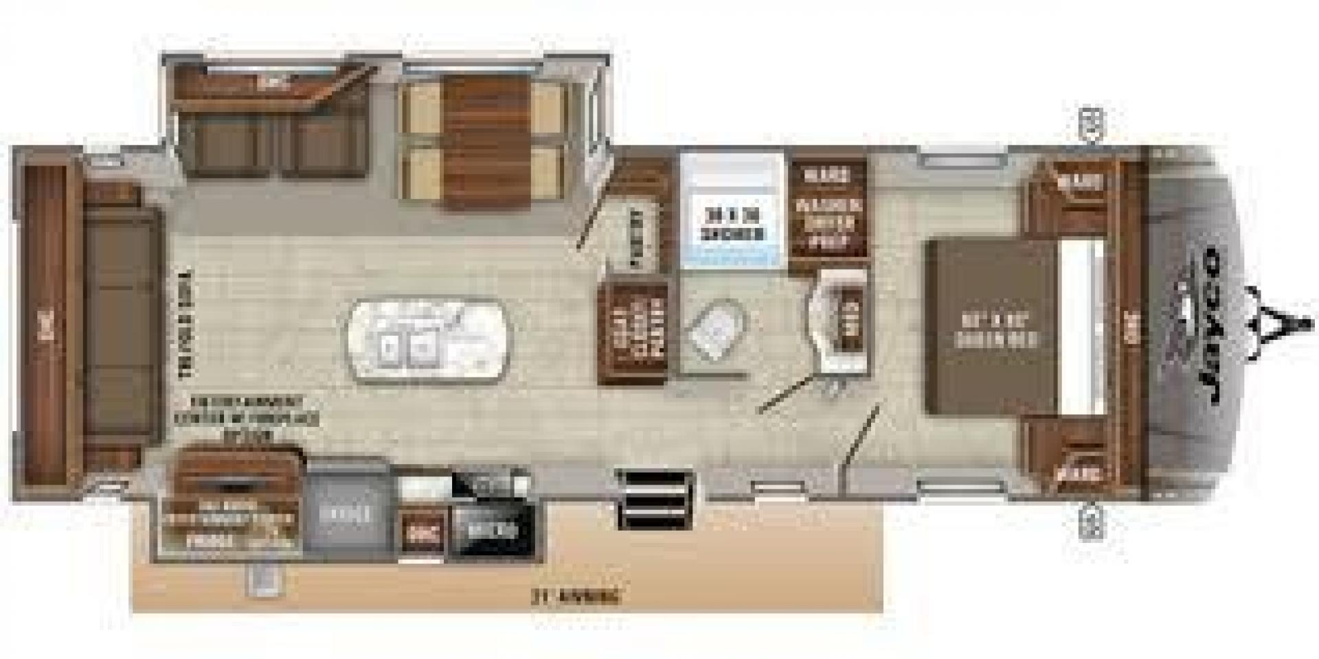 2020 JAYCO EAGLE 280RSOK (1UJBJ0BS7L1) , located at 4319 N Main Street, Cleburne, TX, 76033, (817) 221-0660, 32.435829, -97.384178 - Photo#9