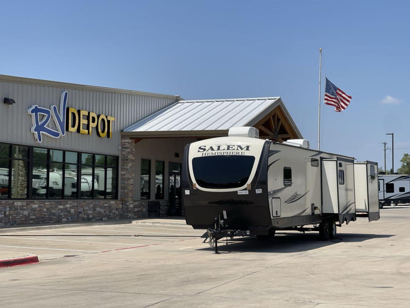 2021 FOREST RIVER HEMISPHERE 310BHS (4X4TSBG21MU) , Length: 38.67 ft. | Dry Weight: 9,088 lbs. | Slides: 3 transmission, located at 4319 N Main Street, Cleburne, TX, 76033, (817) 221-0660, 32.435829, -97.384178 - Photo#0