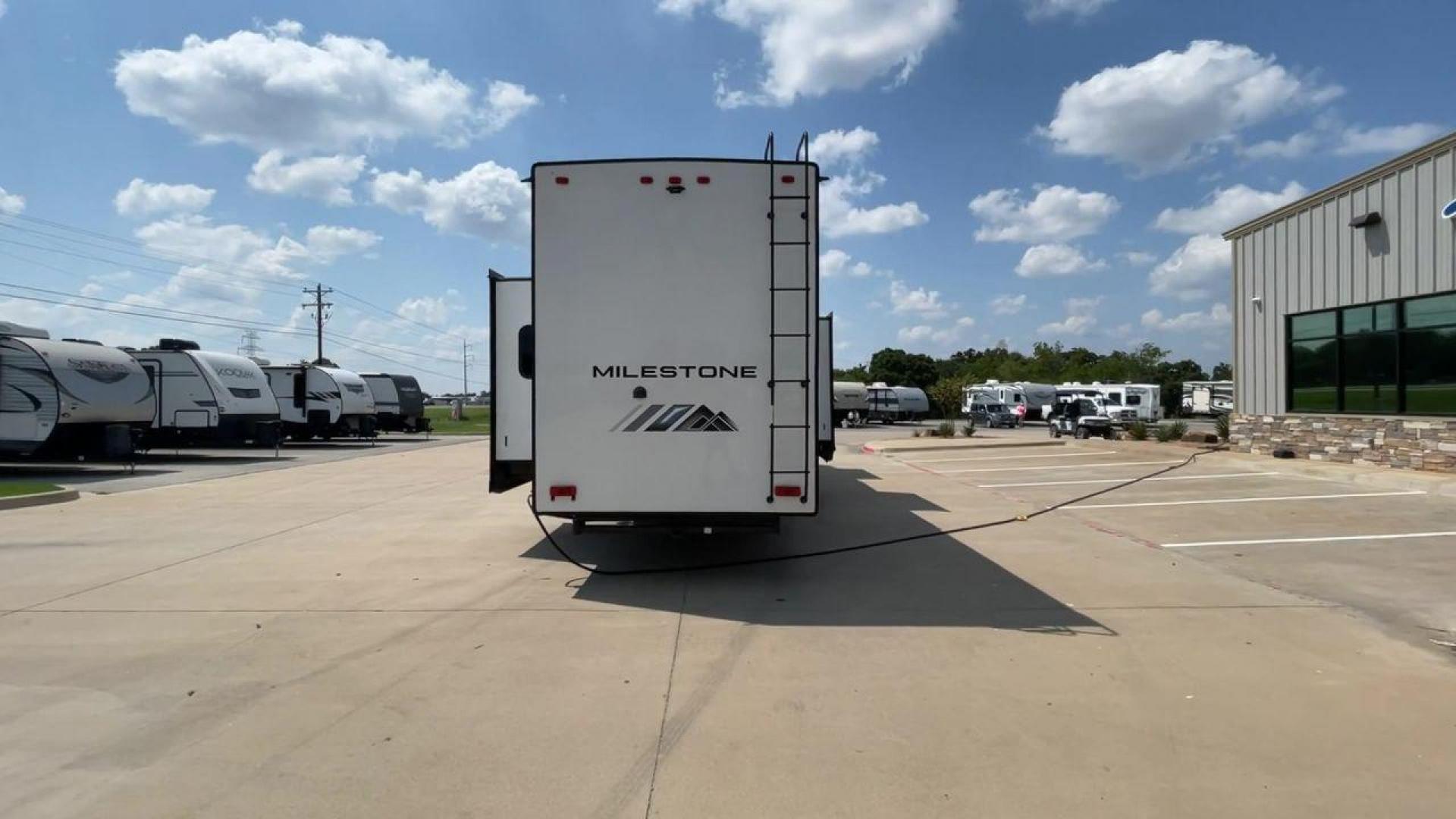 2021 HEARTLAND MILESTONE 379FLML (5SFMG4426ME) , Length: 44.17 ft. | Dry Weight: 12,600 lbs. | Gross Weight: 15,000 lbs. | Slides: 5 transmission, located at 4319 N Main Street, Cleburne, TX, 76033, (817) 221-0660, 32.435829, -97.384178 - The 2021 Heartland Milestone 379FLML is 44.17 feet in length and has a dry weight of 12,600 pounds, with a gross weight capability of 15,000 pounds. This type of RV is intended for extended living and luxurious travel. It comes with five slide-outs that dramatically increase interior space, creating - Photo#8