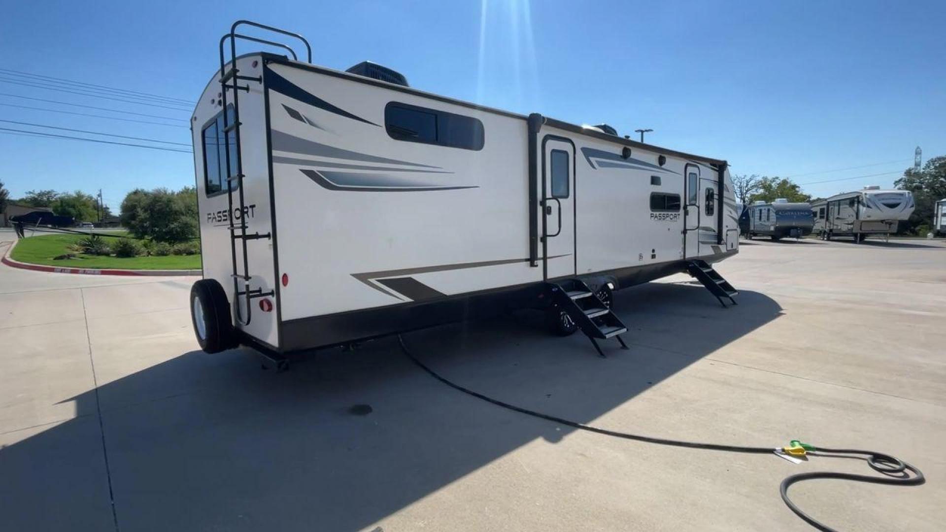 2022 KEYSTONE PASSPORT 3401QD (4YDTPPS27ND) , located at 4319 N Main Street, Cleburne, TX, 76033, (817) 221-0660, 32.435829, -97.384178 - Photo#1