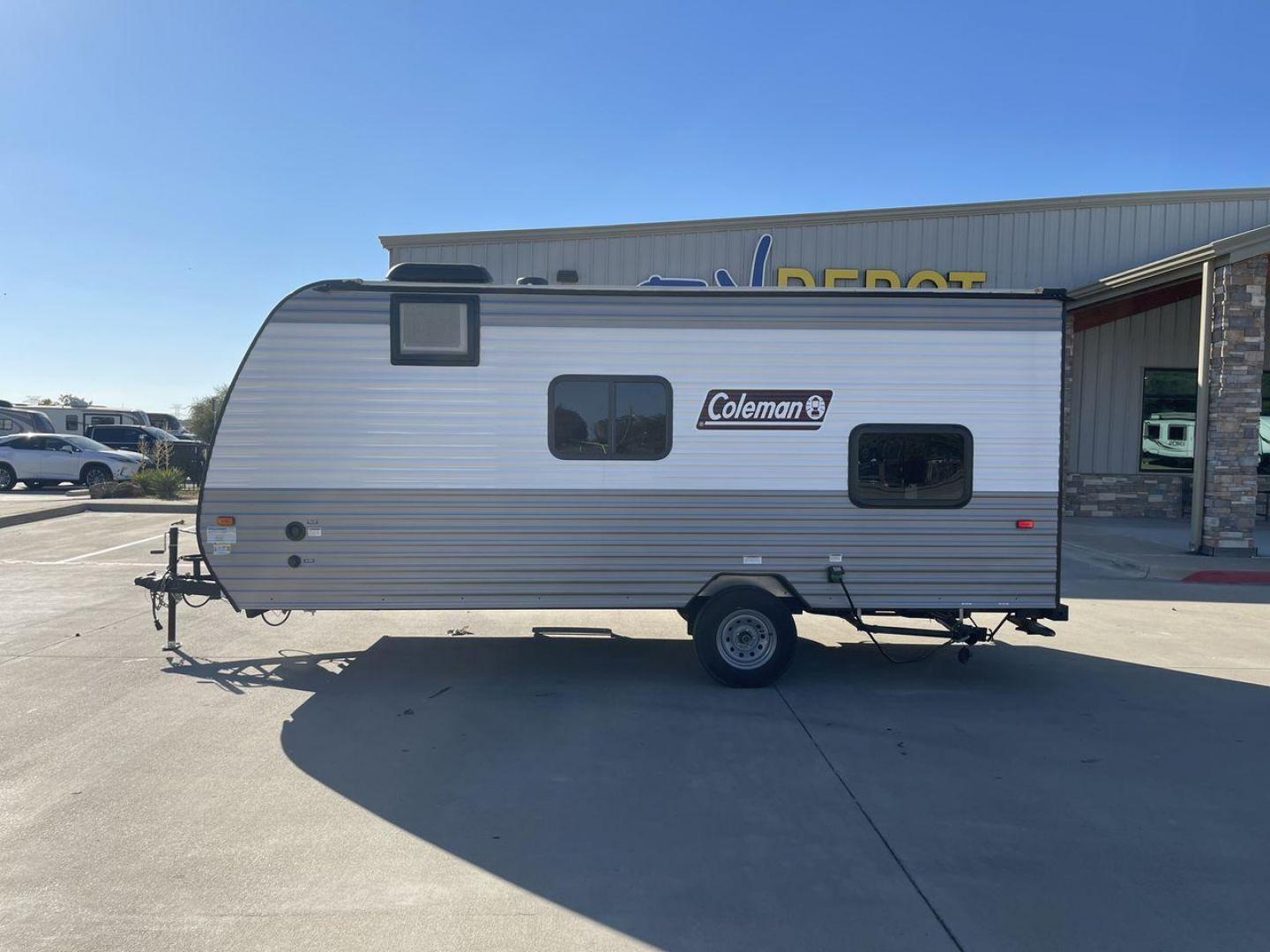 2024 DUTCHMEN COLEMAN 17B (4YDTCMG10RH) , Length: 21.42 ft. | Dry Weight: 2,985 lbs. transmission, located at 4319 N Main Street, Cleburne, TX, 76033, (817) 221-0660, 32.435829, -97.384178 - The 2024 Dutchmen Coleman 17B is a compact and lightweight travel trailer, designed to provide a comfortable yet portable camping experience. Measuring 21.42 feet in length and weighing 2,985 pounds, this RV is perfect for travelers seeking convenience and ease of towing. The exterior features a sle - Photo#24