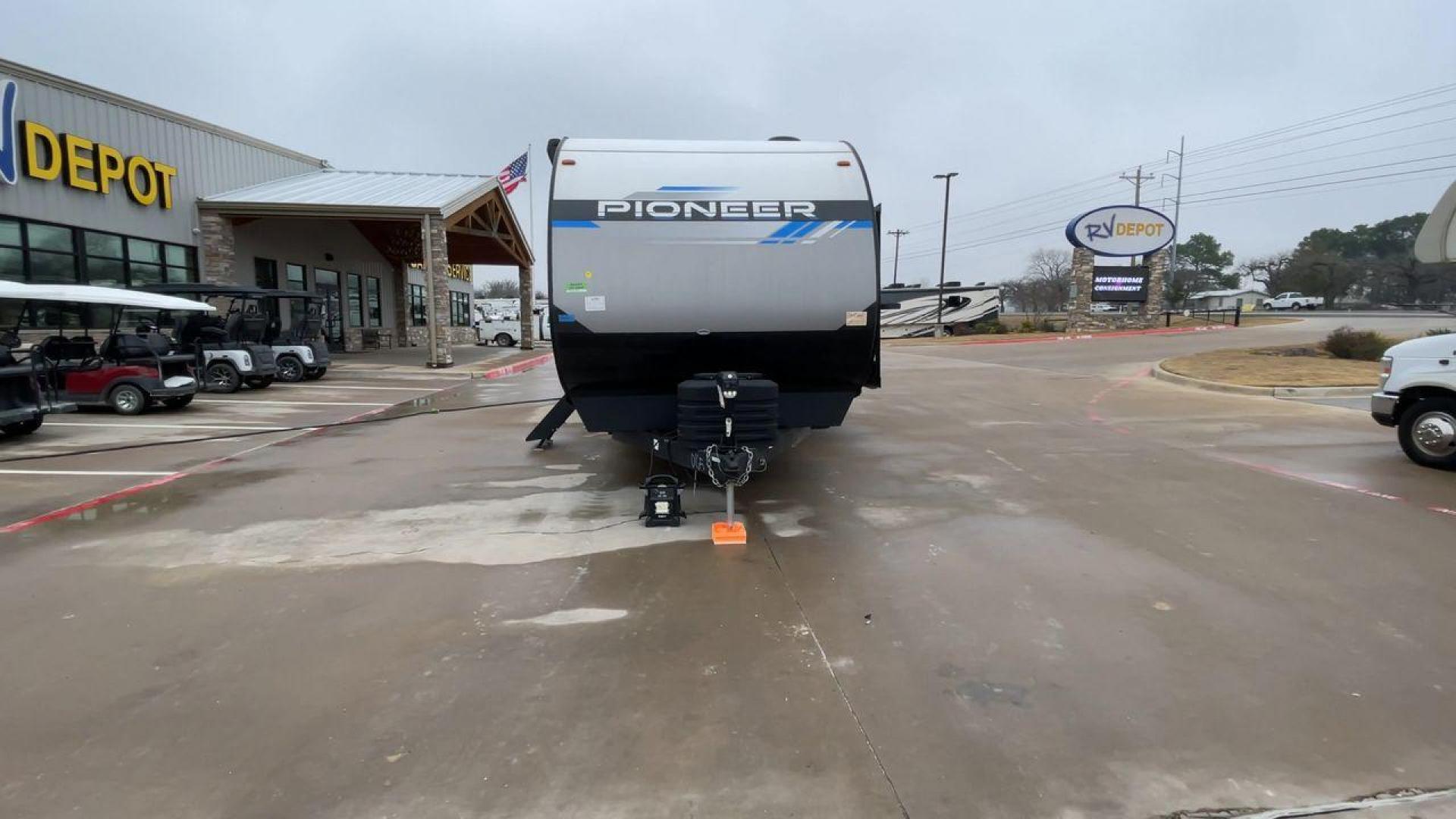 2024 HEARTLAND PIONEER BH335 (5SFPB3728RE) , Length: 37.46 ft | Dry Weight: 8,480 lbs | Gross Weight: 11,060 lbs | Slides: 3 transmission, located at 4319 N Main Street, Cleburne, TX, 76033, (817) 221-0660, 32.435829, -97.384178 - The 2024 Heartland Pioneer BH335 is a spacious and well-built travel trailer designed for comfort and durability. Measuring 37.46 feet in length, this RV provides ample living space with three slide-outs that significantly expand the interior. The dry weight is 8,480 lbs, while the gross weight is 1 - Photo#4