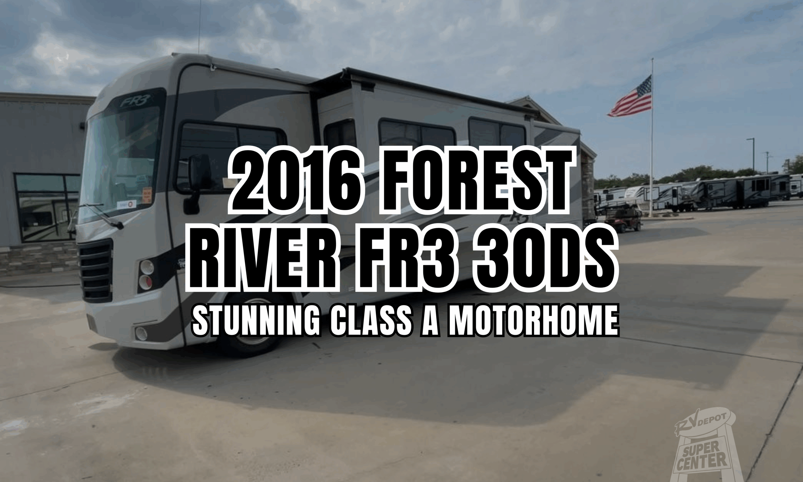 2016 Forest River FR3 30DS Stunning Class A Motorhome