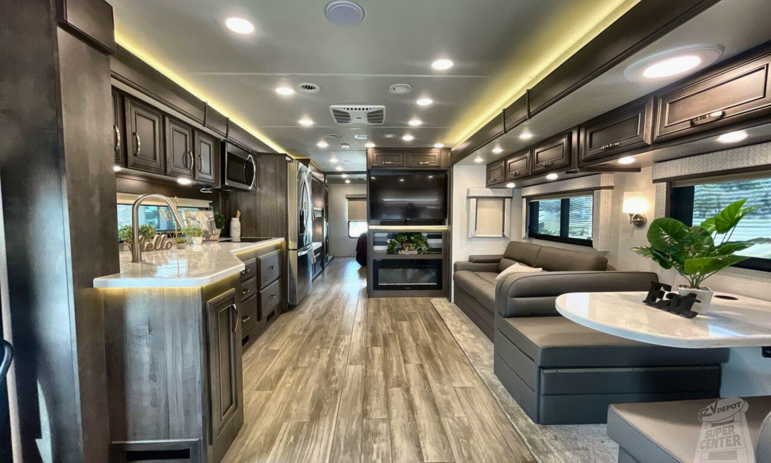 RV Depot - 2024 Entegra Accolade XL Super C Living Room scaled 2024 Entegra Accolade XL Super C - Living Room