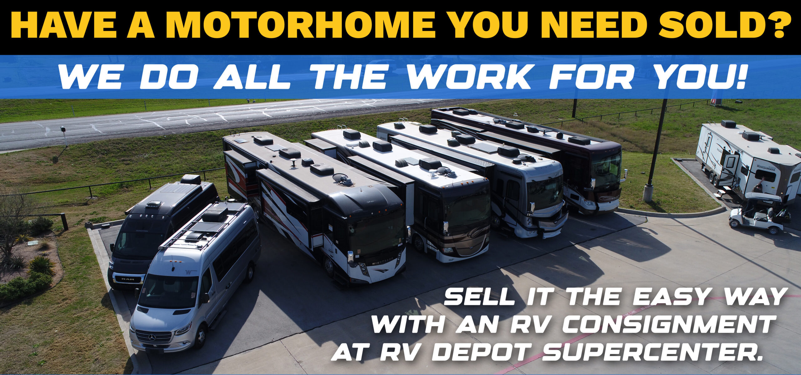 Consignment - let us sell your RV