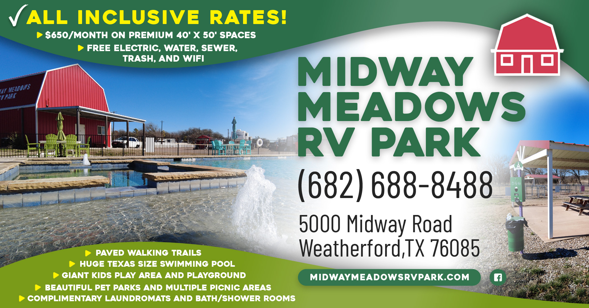 Midway Meadows RV Park Specials