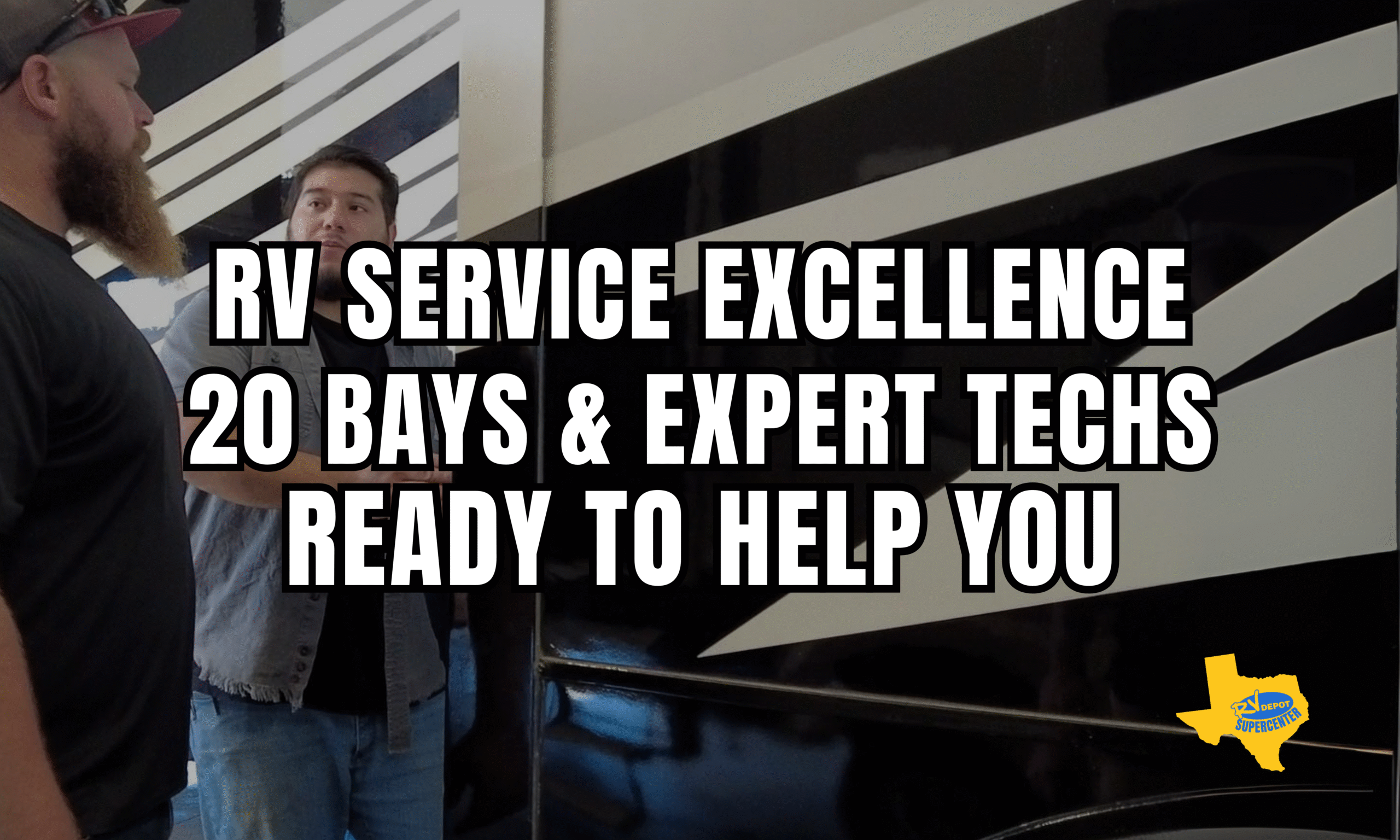 RV Service Excellence 20 Bays & Expert Techs Ready for You