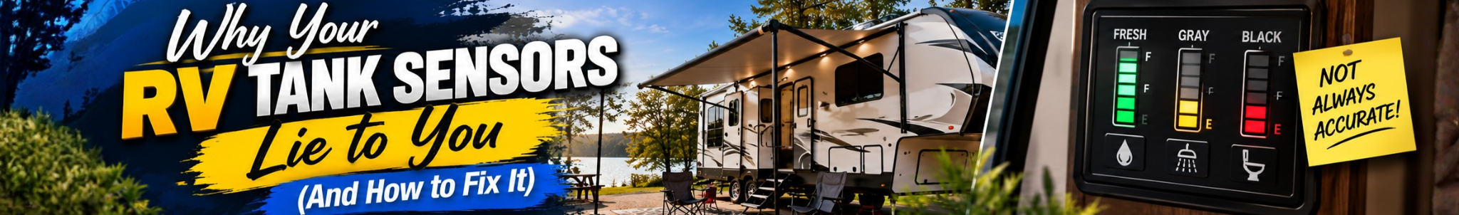 Why Your RV Tank Sensors Lie to You (And How to Fix It)