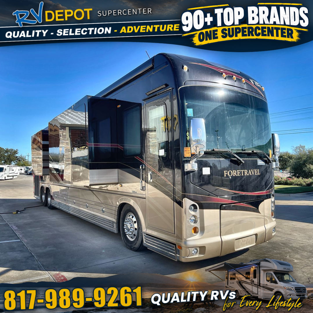 2014 Foretravel IH-45 for sale at RV Depot Supercenter, one of 90+ top brands in Cleburne, Texas