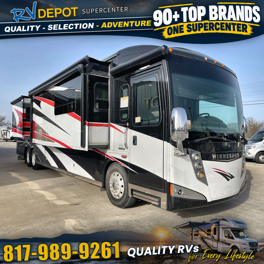 2015 Winnebago Tour 42QD for sale at RV Depot Supercenter, one of 90+ top brands in Cleburne, Texas