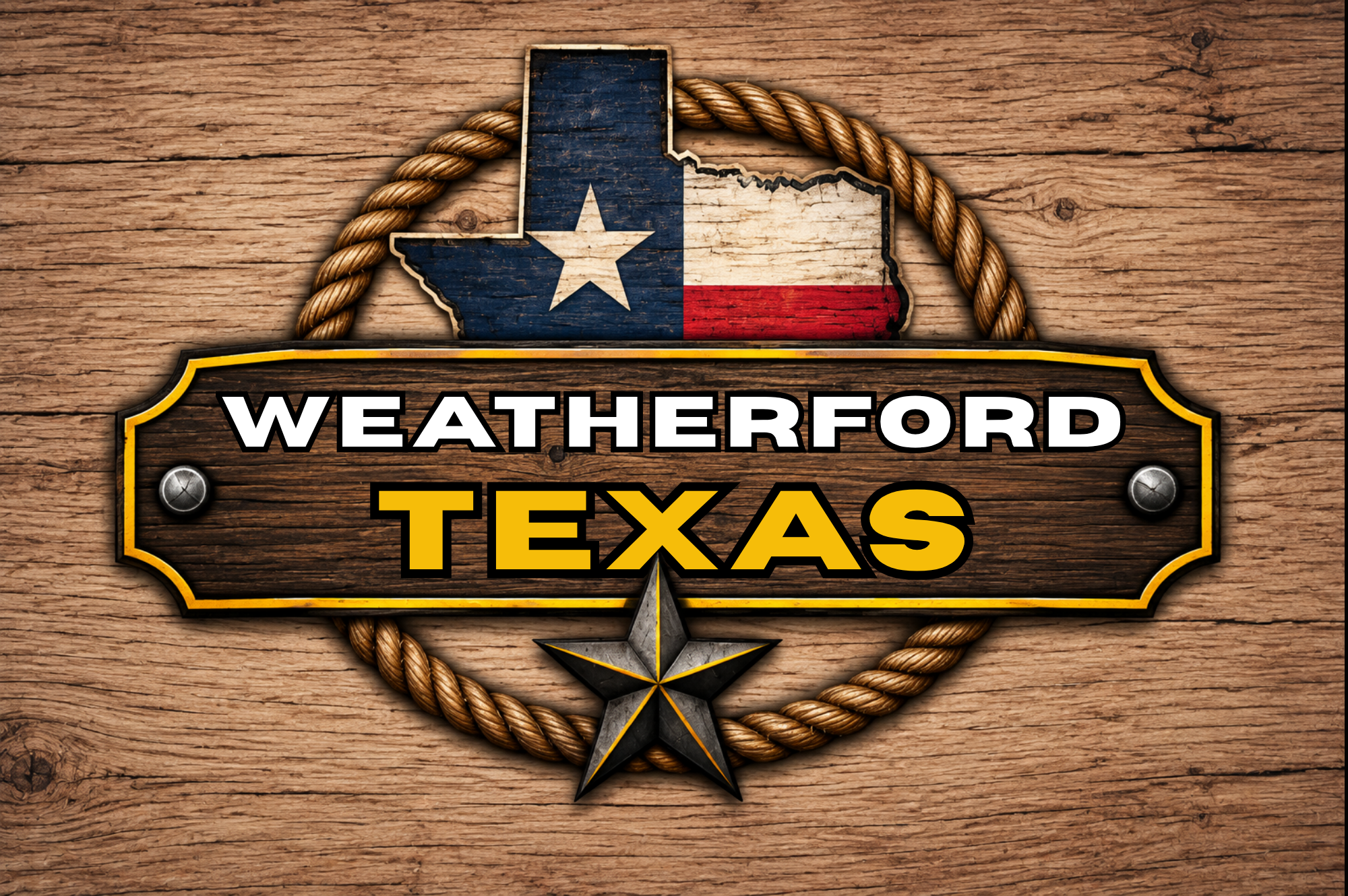 RV Depot - Super Location Weatherford Texas Weatherford, Texas sign at RV Depot Supercenter