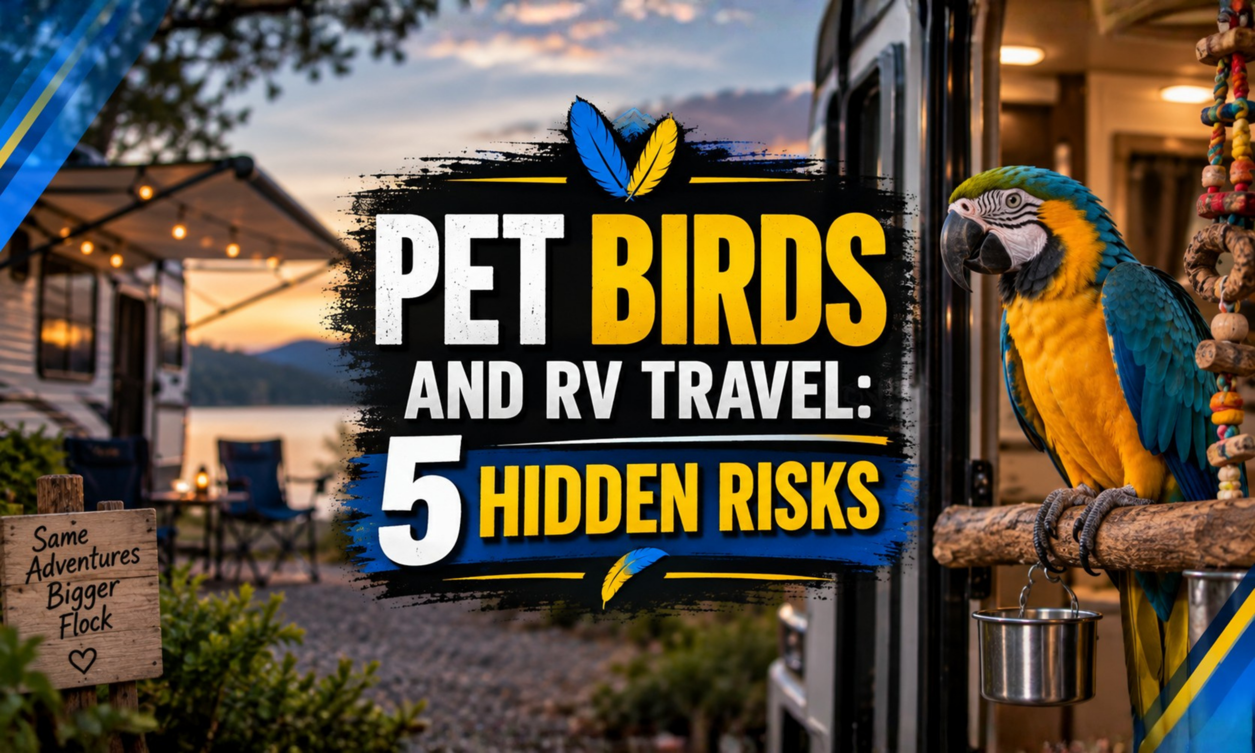 Pet Birds and RV Travel: 5 Hidden Risks