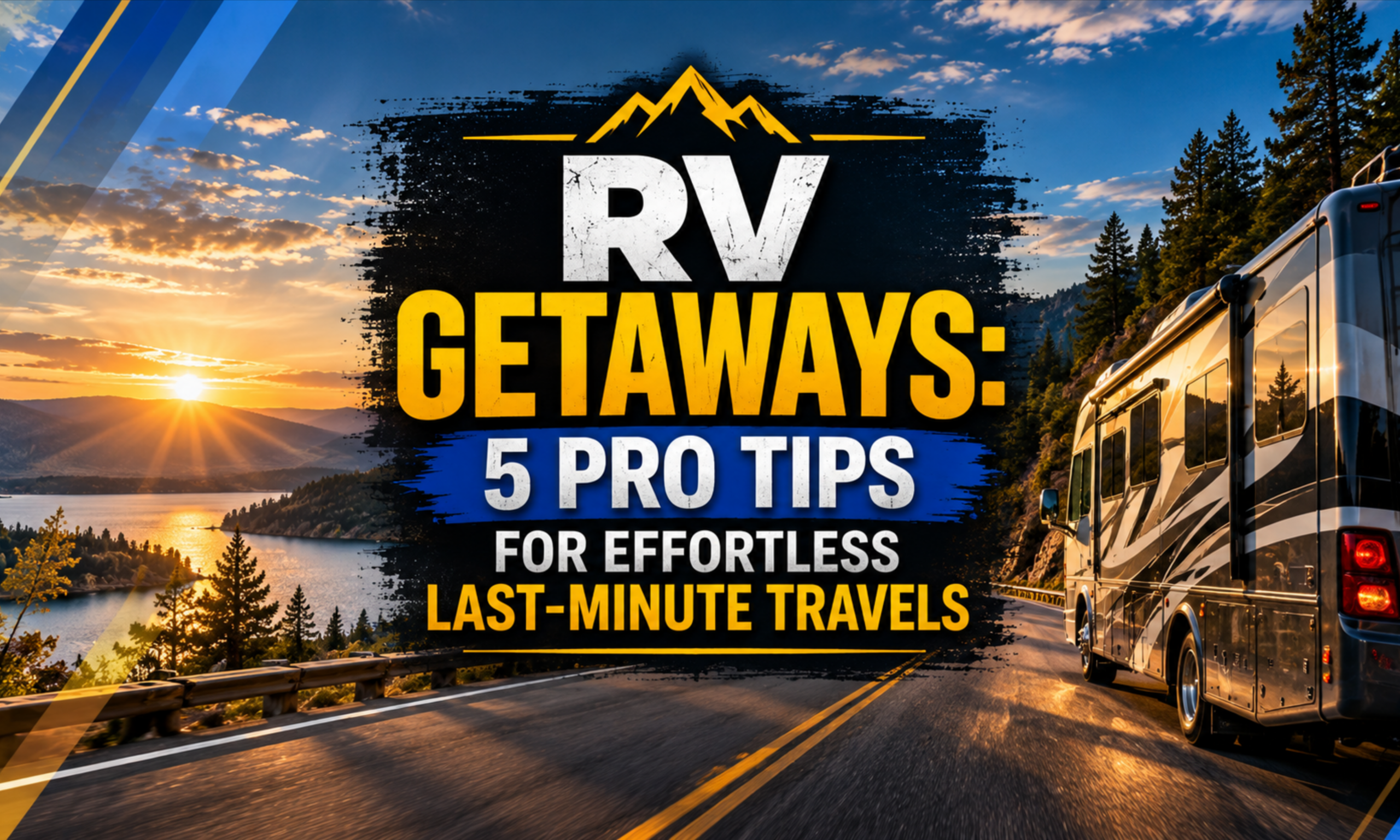 RV Getaways 5 Pro Tips for Effortless Last-Minute Travels
